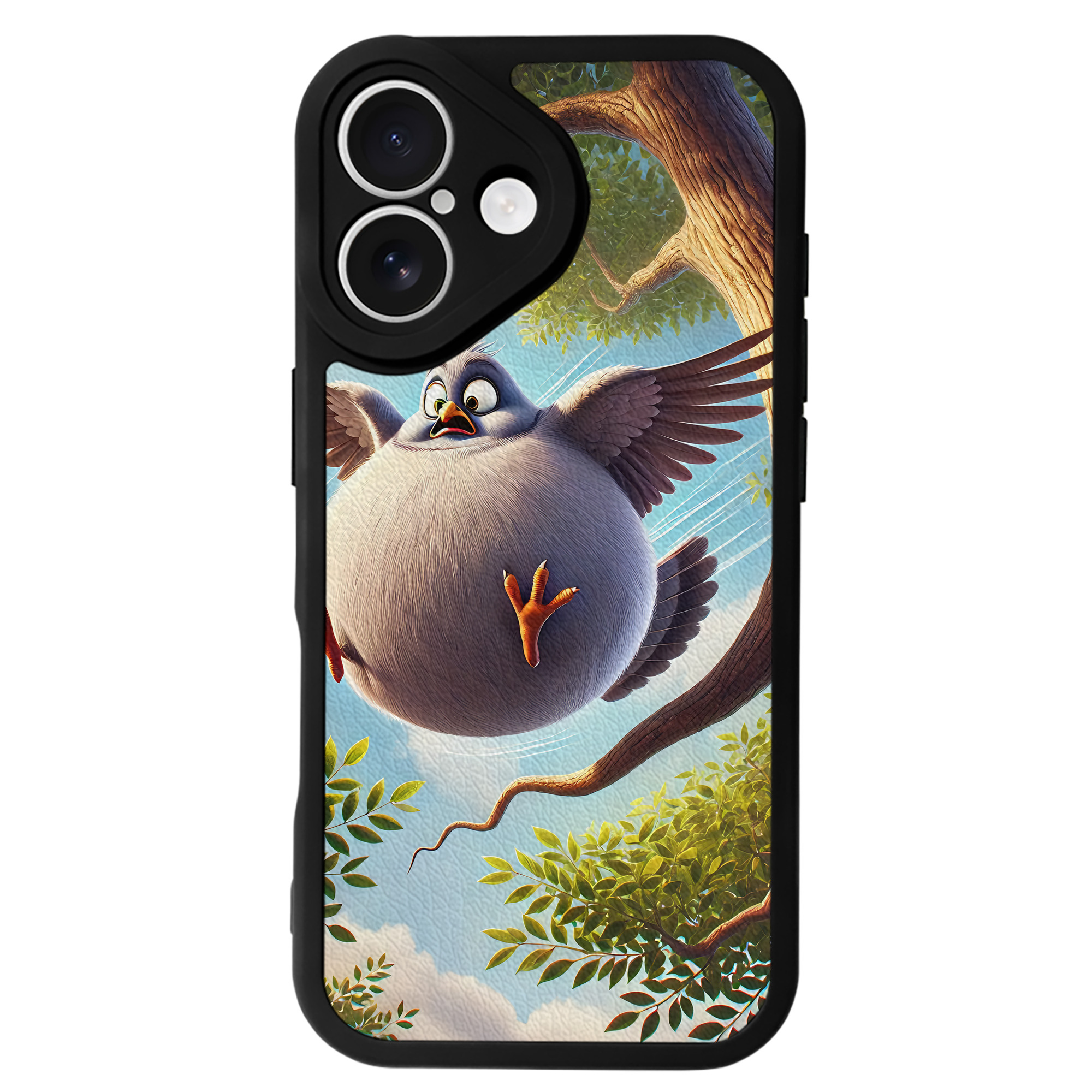 （画像用） Angry Birds アングリーバード 【iPhone 16シリーズ対応】シリコンスマホケース（レザー調） 材質：シリコン